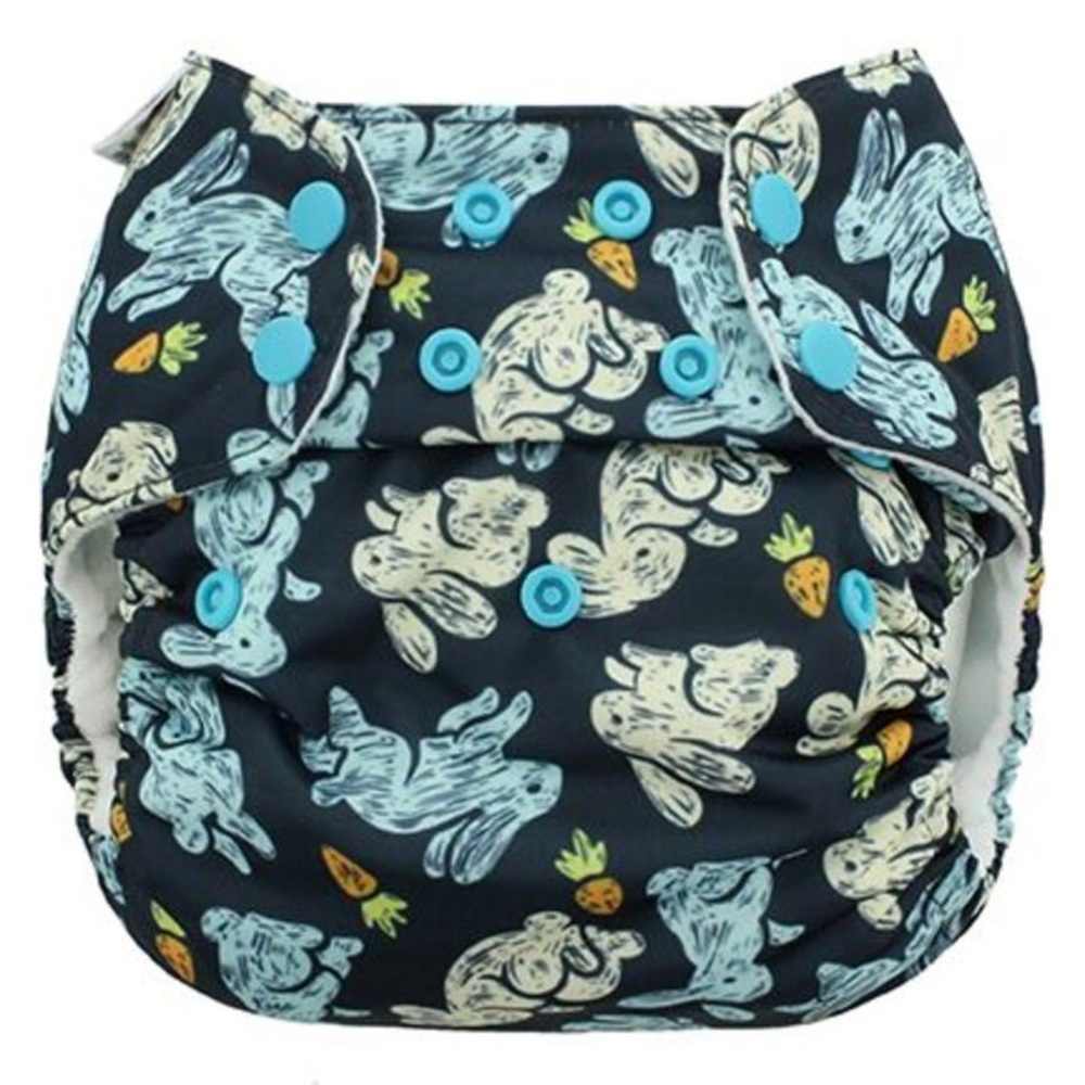 NWT One size simplex in organic cotton Bunnies